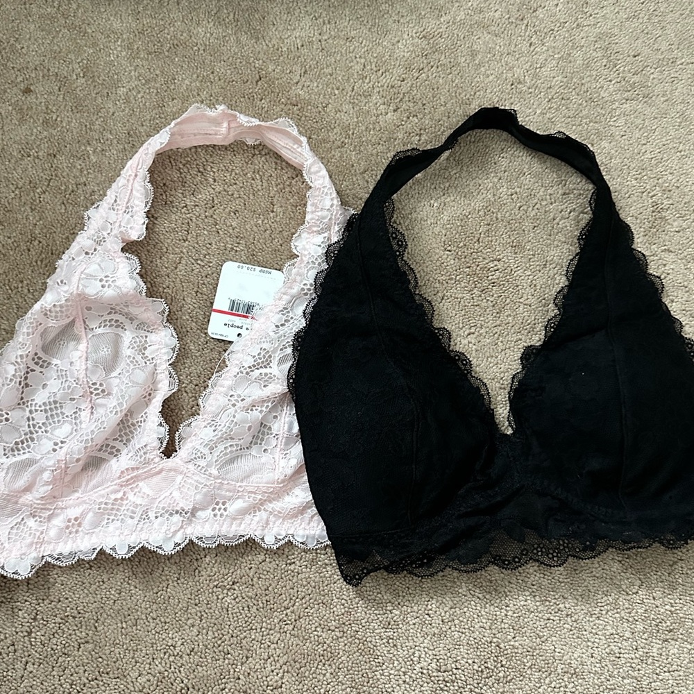 FREE PEOPLE NWT SET OF TWO BRALETTES